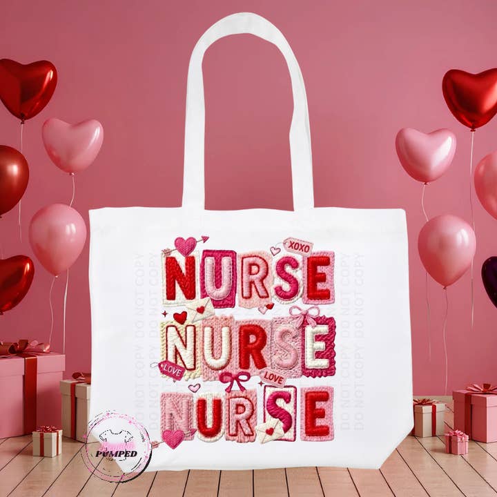 Nurse Nurse Nurse - Tote bag for wholesale by Beyond Pumped