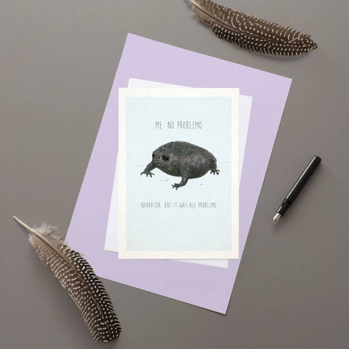 Hidden Planet - Wholesale Everyday Greeting Card - No problemo - Greetings card