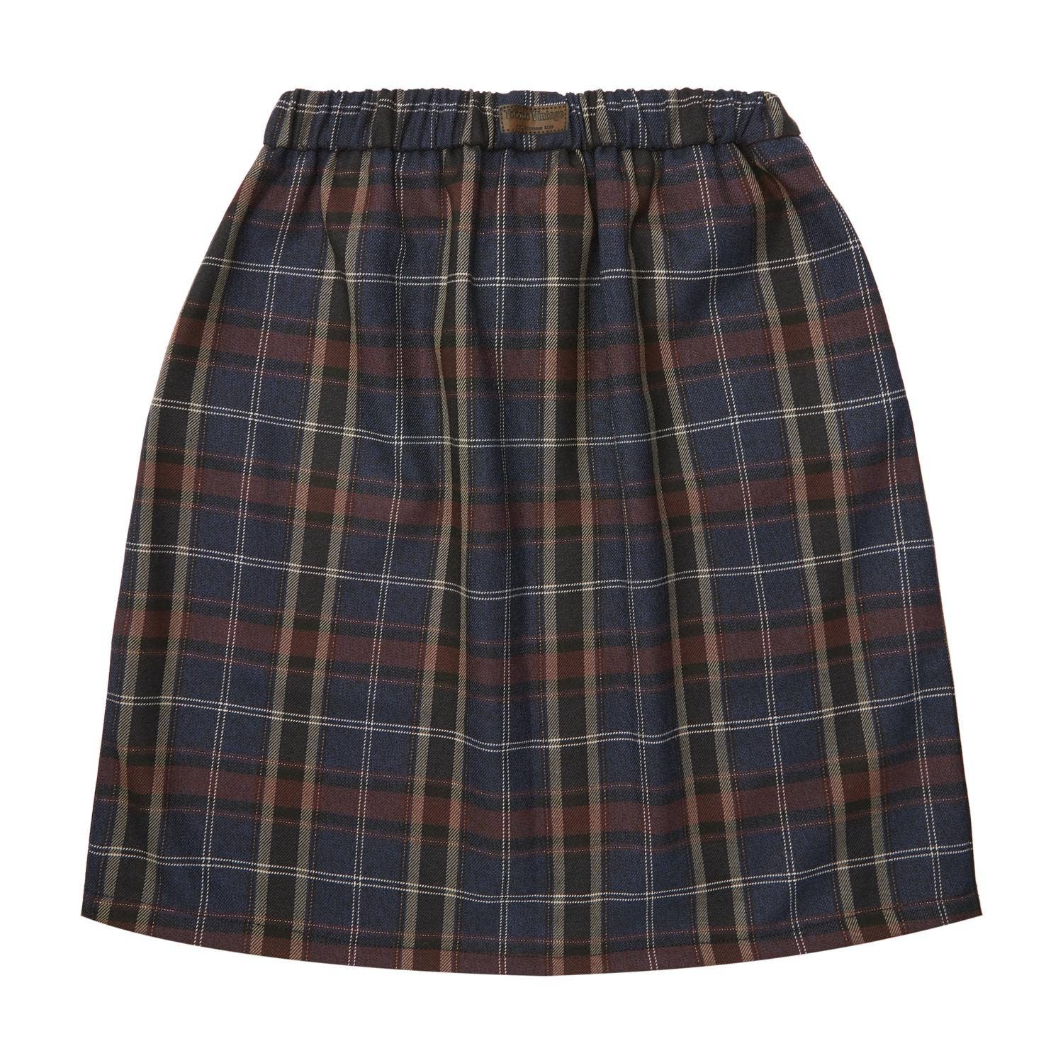 Wholesale Midi Checkered Skirt W31523 for your store - Faire