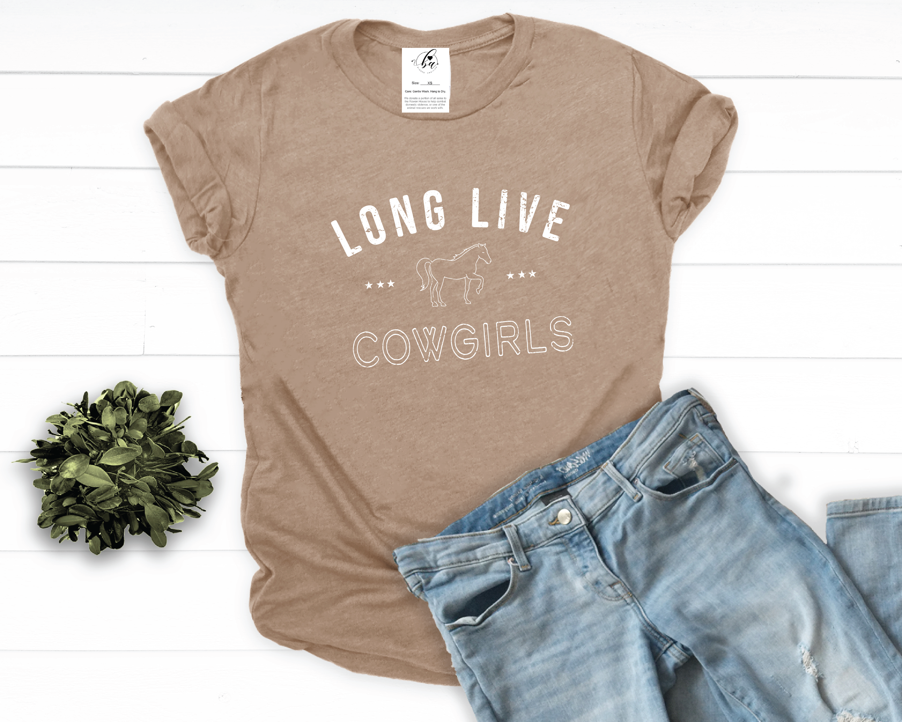 Blonde Ambition Apparel & Designs - Wholesale Screen Printed T-Shirt - Women's - Long Live Cowgirls Tee7