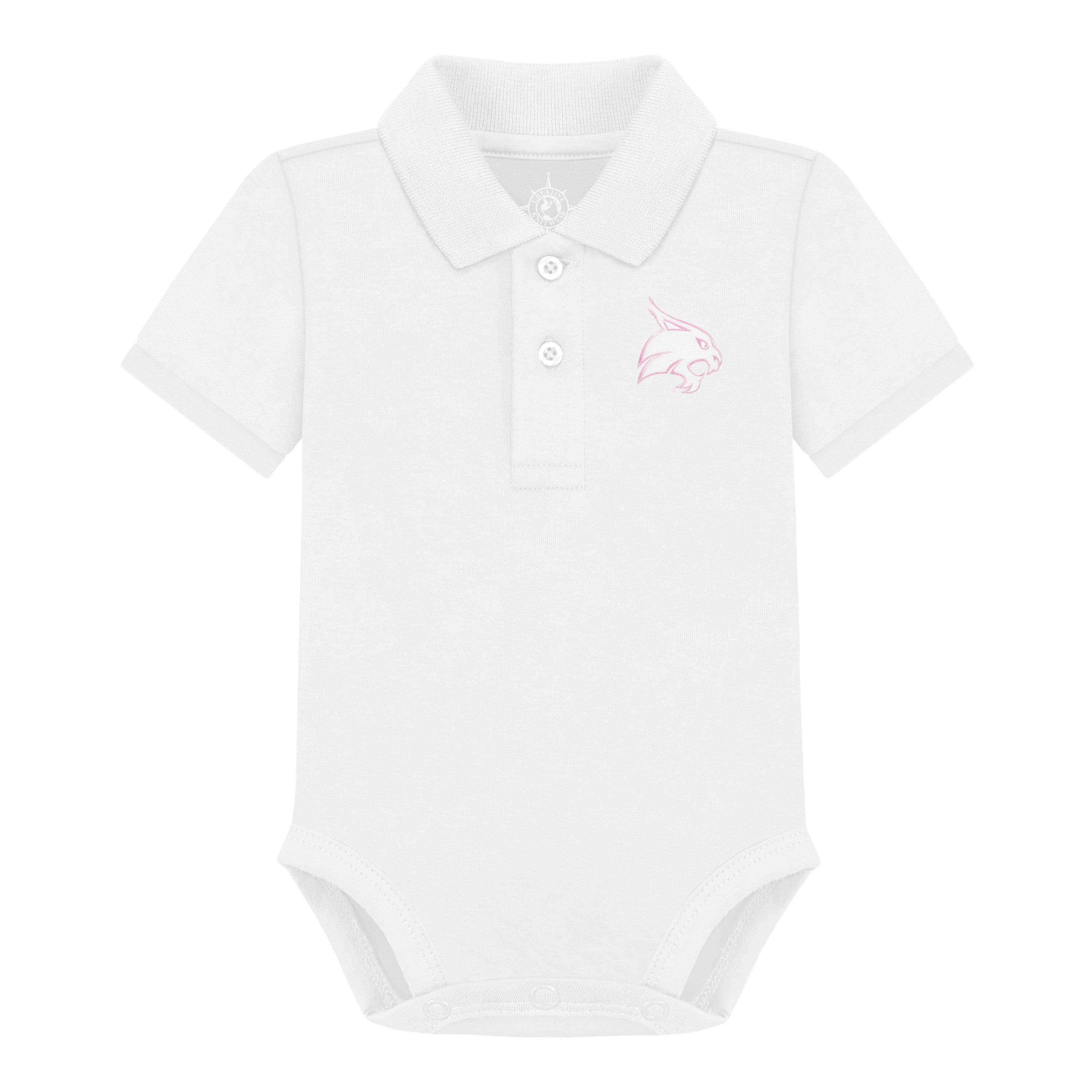 Creative Knitwear - Wholesale Bodysuit (Non-Footed) - Baby - Texas State Bobcats Infant Polo Bodysuit 2