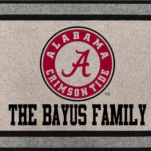 University of Alabama Roll Tide Doormat for wholesale by Traci's Fun Creations