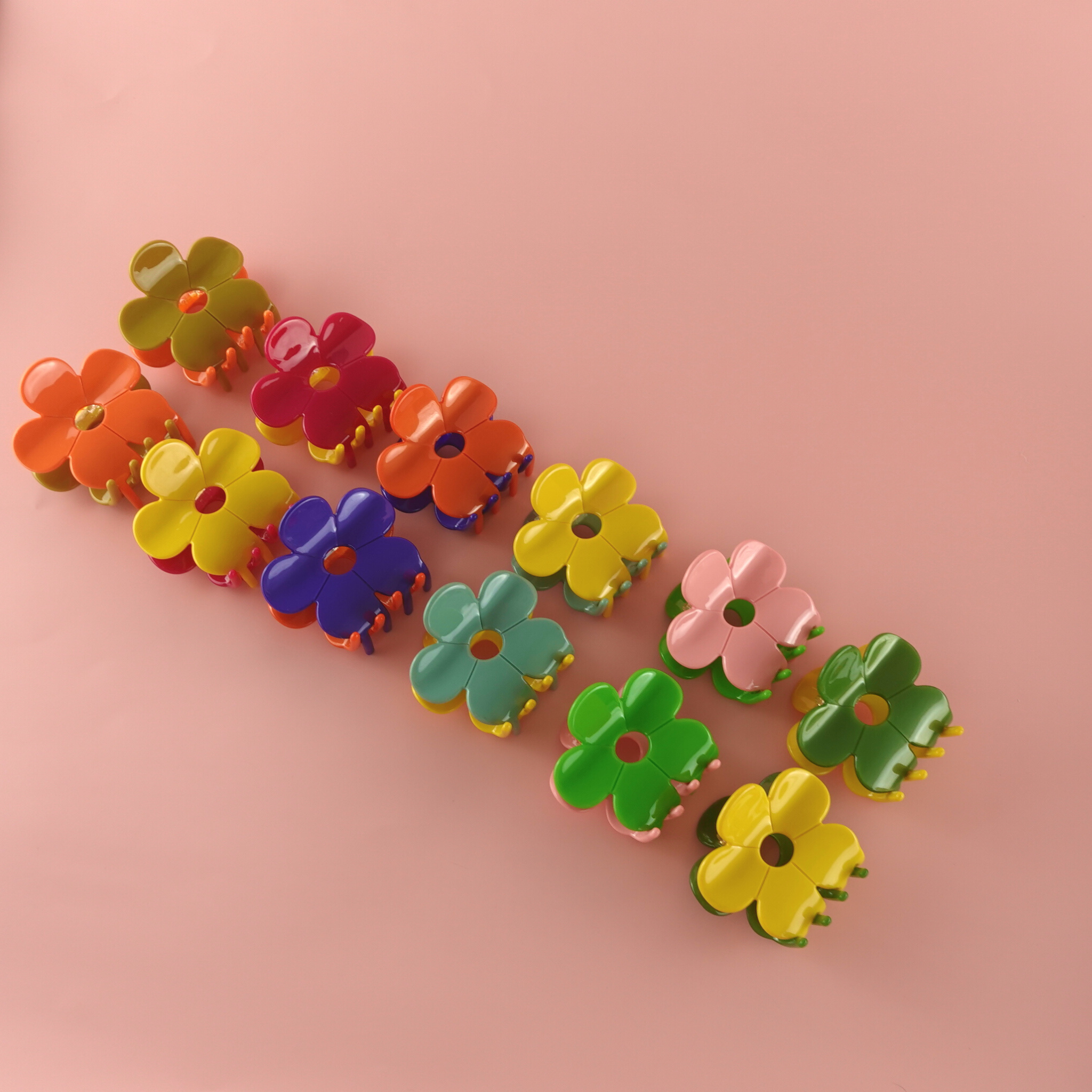 Love Attack - Wholesale Hair Clip - Women's - Hanami Cellulose Acetate Flower Hair Claw Clips15