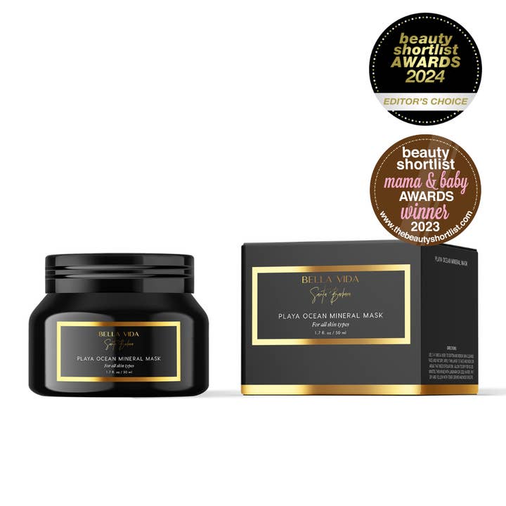 Bella Vida Santa Barbara - Wholesale Skincare Face Mask - Playa Ocean Mineral Mask. Award Winner