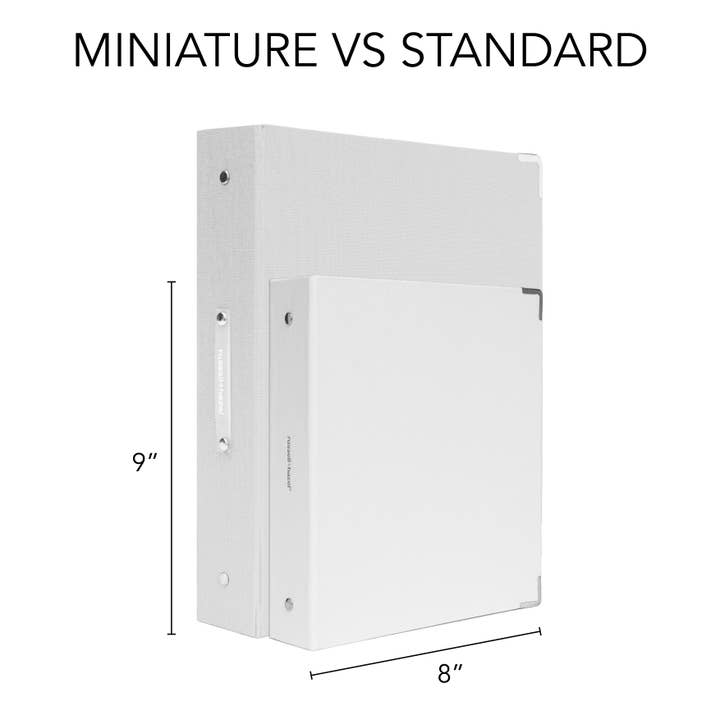 russell+hazel - Wholesale Binder - Soft Touch Mini 3 Ring Binder - Pom2