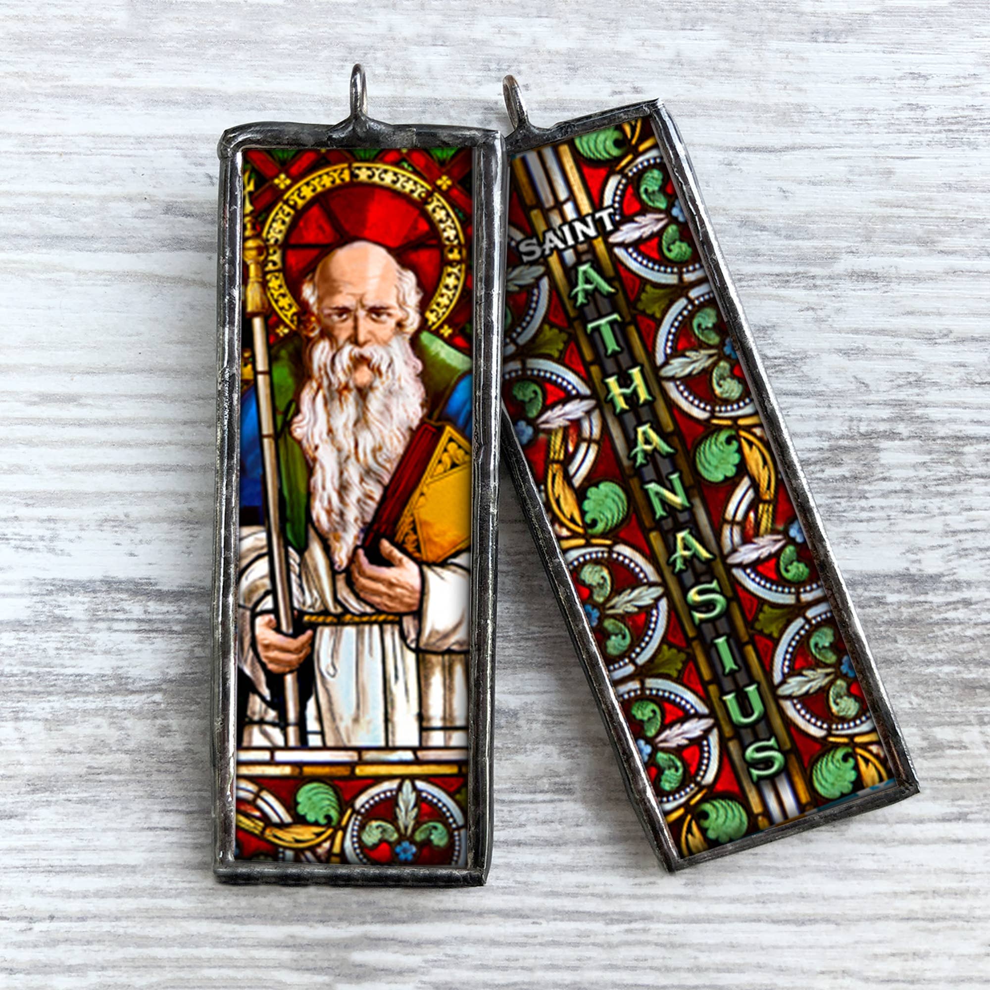 Homestyle Charlie - Wholesale Ornament - Religious Saint Athanasius Ornament Charm0