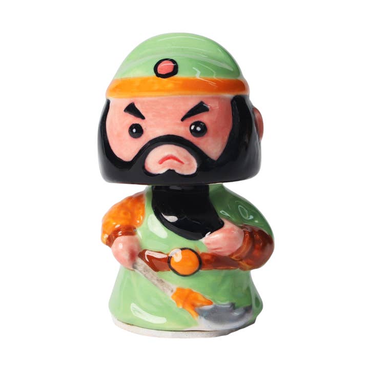 3 Inch Guan Yu God of War Bobble Head (1/96) for wholesale by Urban Tokyo