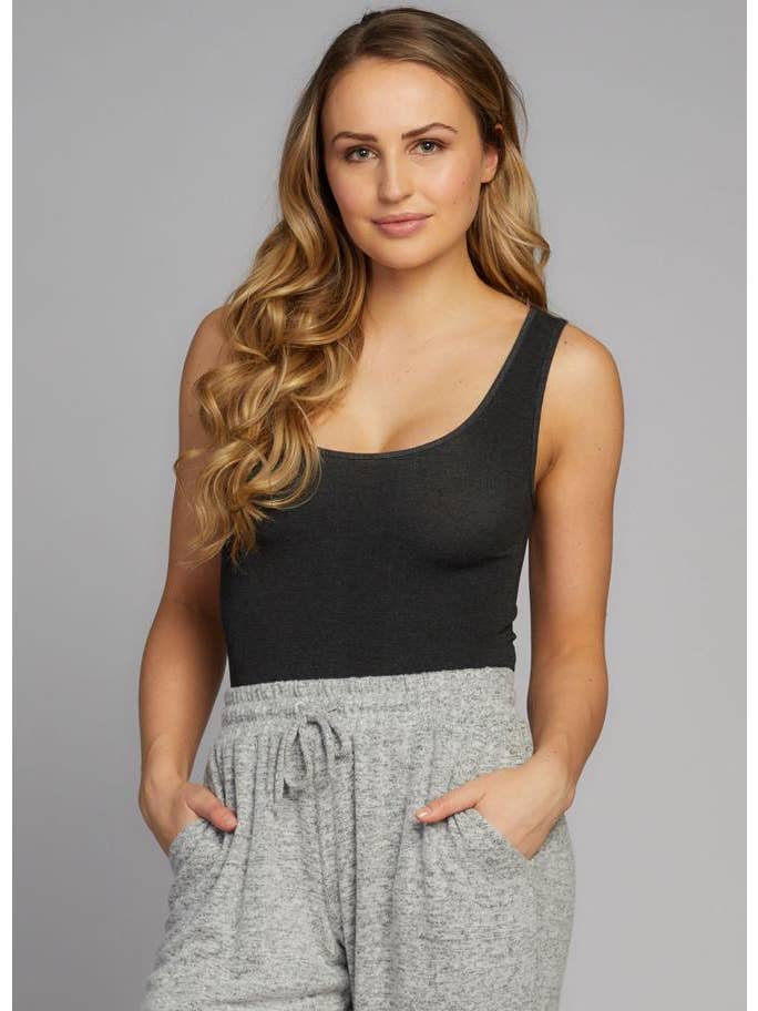 C'est Moi Clothing Co - Wholesale Tank Top - Women's - Bamboo Double Scoop Tank- CEBT111020