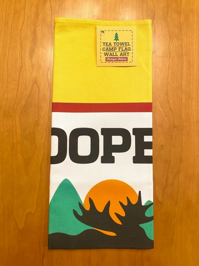 Michigan Mittens - Wholesale Tea Towel - Michigan Camp Flag/Tea Towel2