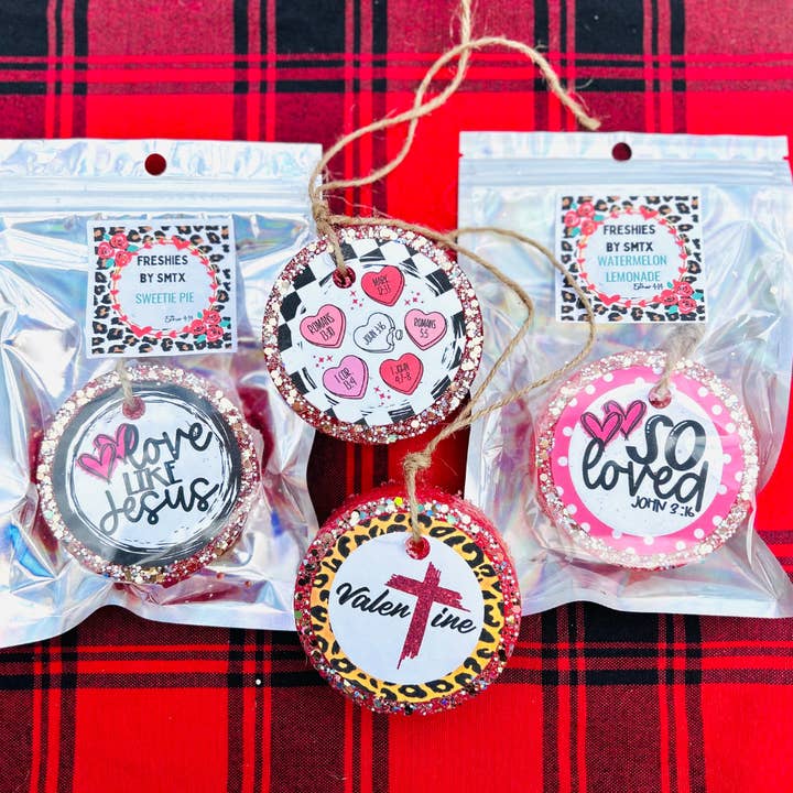 Wholesale - CHRISTIAN VALENTINE Collection Specialty Freshies- Choose Your Quantity for wholesale by Southern Miss Tx