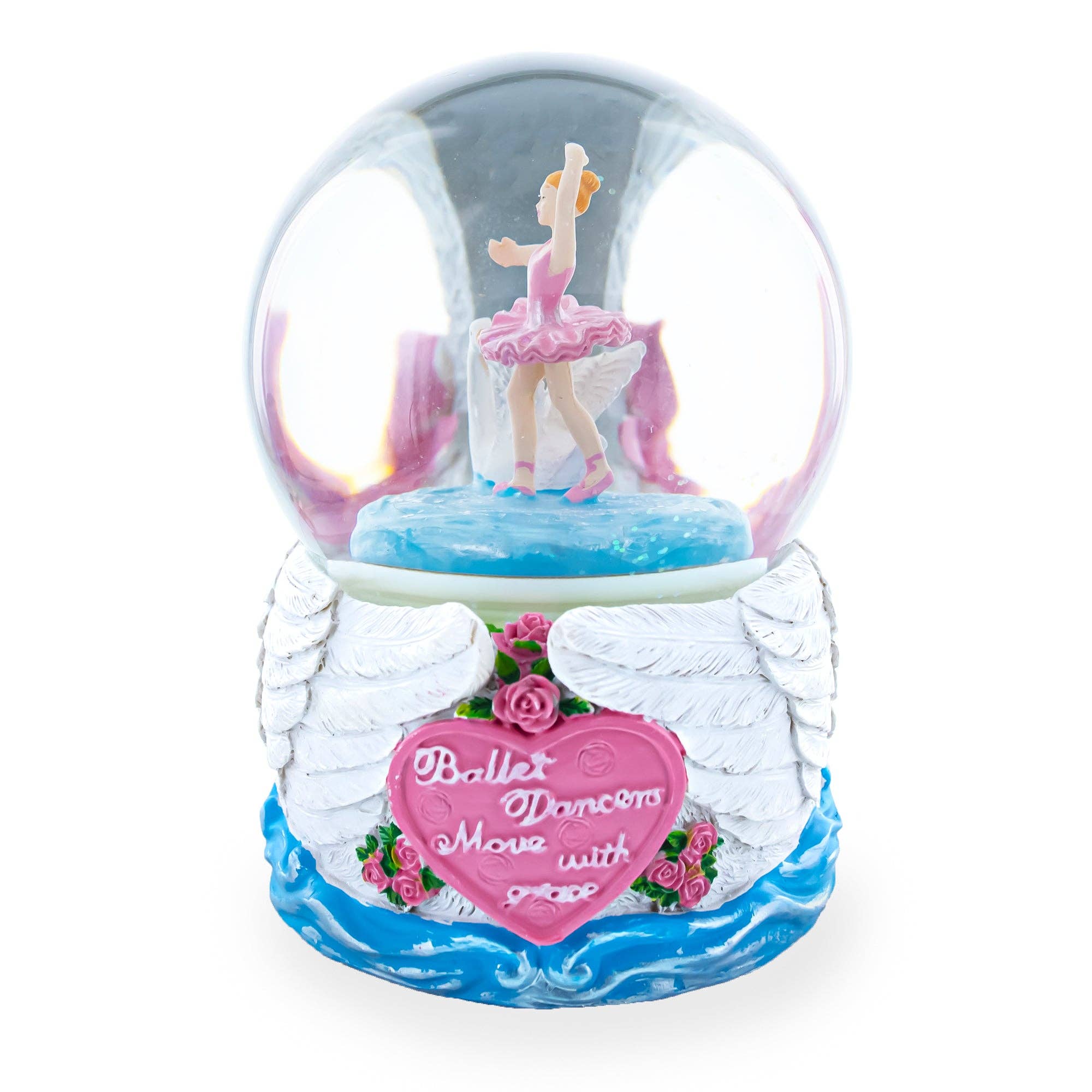 BestPysanky - Venta al por mayor Bola de nieve - Niños y bebés - Globo de Nieve Musical de Ballet Lago de los Cisnes Gracioso3