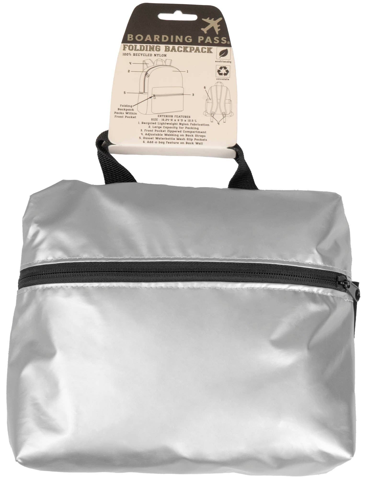 Magid – Engroshandel Rygsæk - Unisex – Boarding Pass Genanvendelig Metallic Foldbar & Pakbar Pouch Rygsæk18