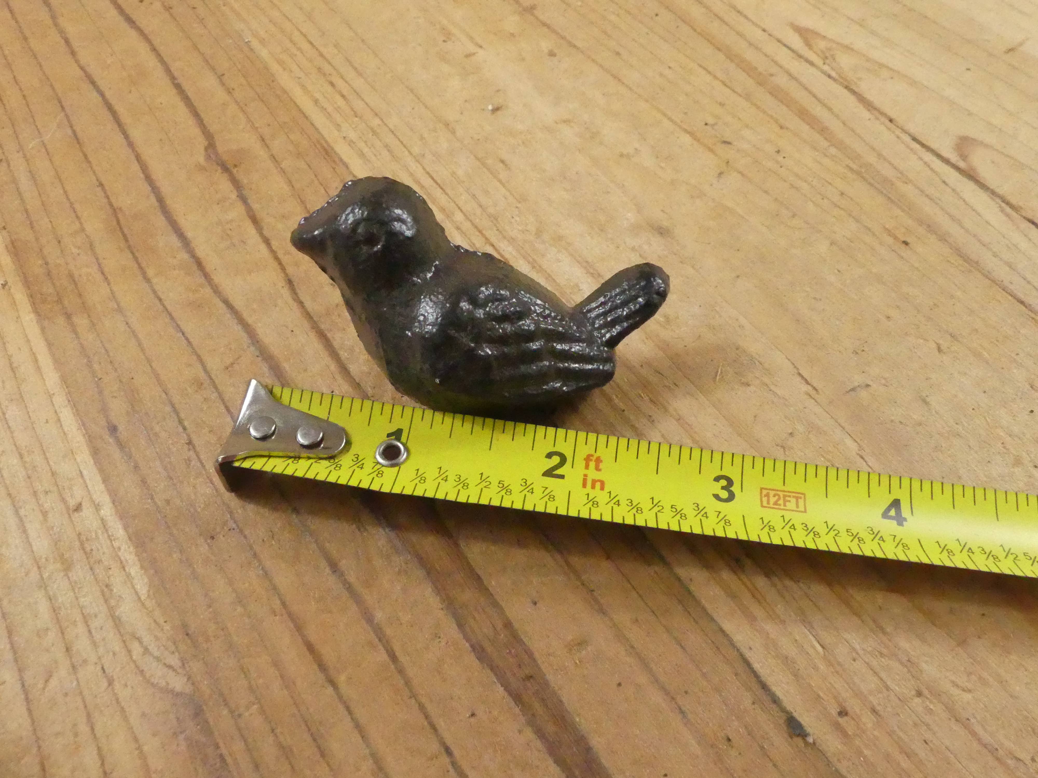 Midwest Craft House - Wholesale Knob/Pull - CAST IRON BIRD DRAWER PULLS WITH MOUNTING SCREW1