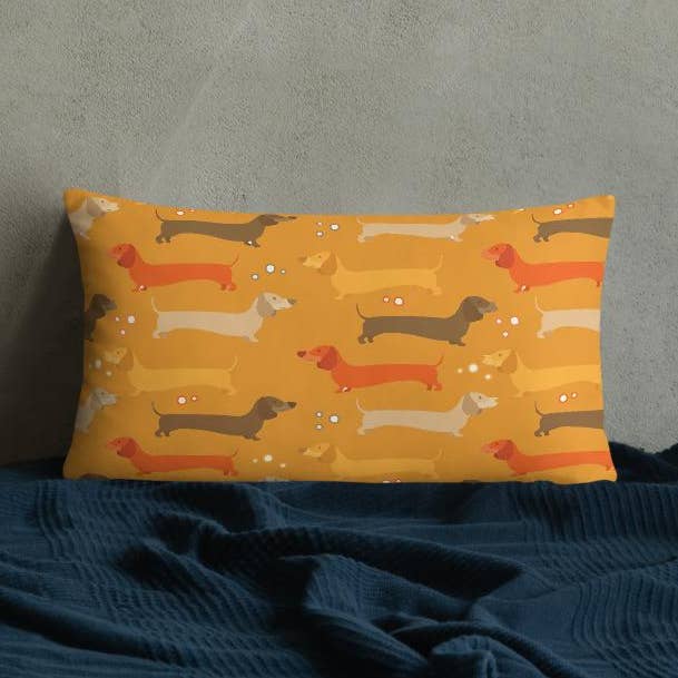 Dachshund Wagger Cushion for wholesale by Cushion Covers Store