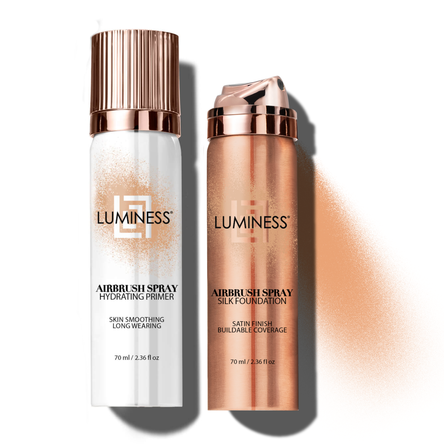 LUMINESS - Wholesale Face Makeup Primer - Airbrush Spray Silk Foundation & Hydrating Primer Kit30
