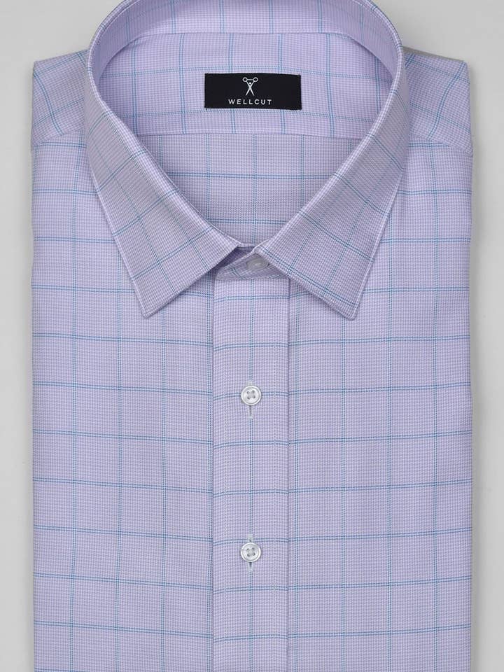 The Denzel, Lavender Check for wholesale by Well-Cut