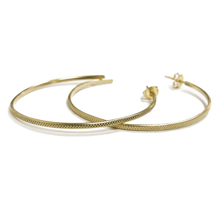 Agapantha Jewelry - Wholesale Hoop Earrings - Louise Hoops1