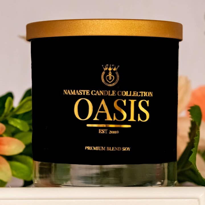 Oasis 11 oz Luxury Soy Candle for wholesale by Creations From The Heart