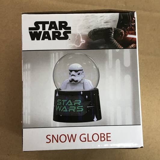 Silver Buffalo - Wholesale Snow Globe - Star Wars Storm Trooper Boxed 45mm Light Up Snow Globe5