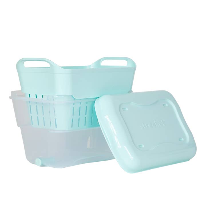 Strucket - Wholesale Food storage container - Strucket Mini Aqua / Clear
