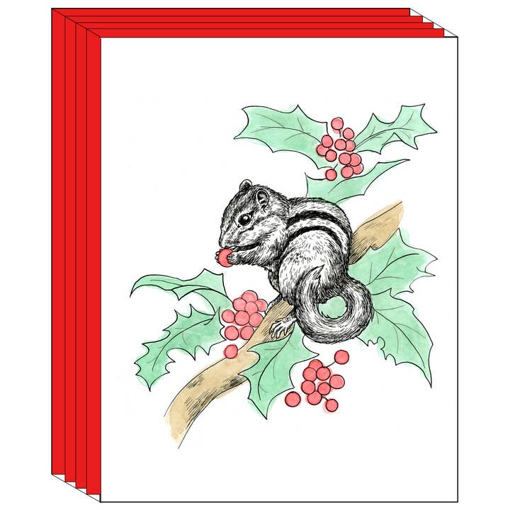 Notes en boîte Chipmunk pour la vente par Erin A. Ellis