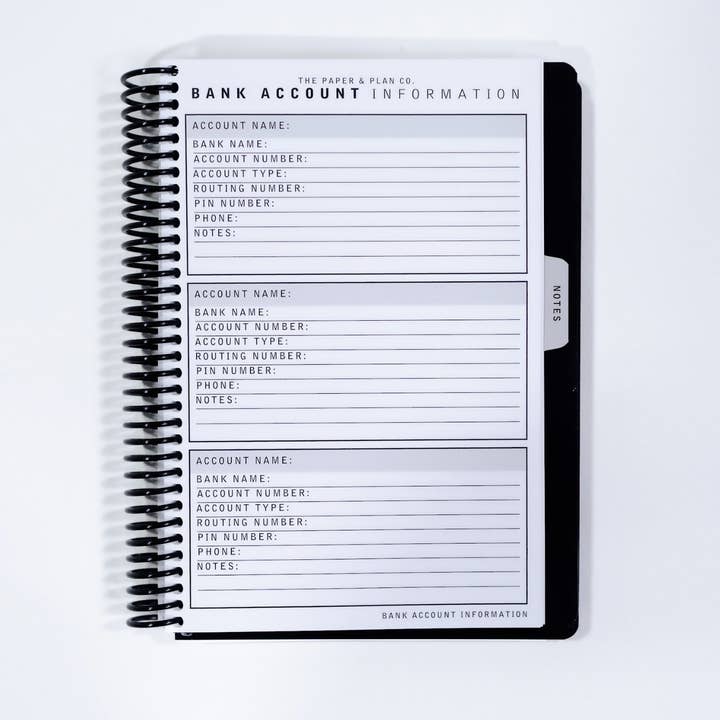 The Paper and Plan Co. - Vendita all'ingrosso Bloc notes - Custode delle Password4