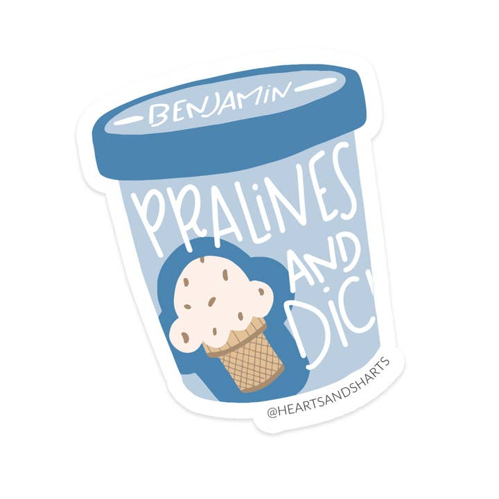 Hearts and Sharts - Wholesale Sticker - PRALINES AND DICK