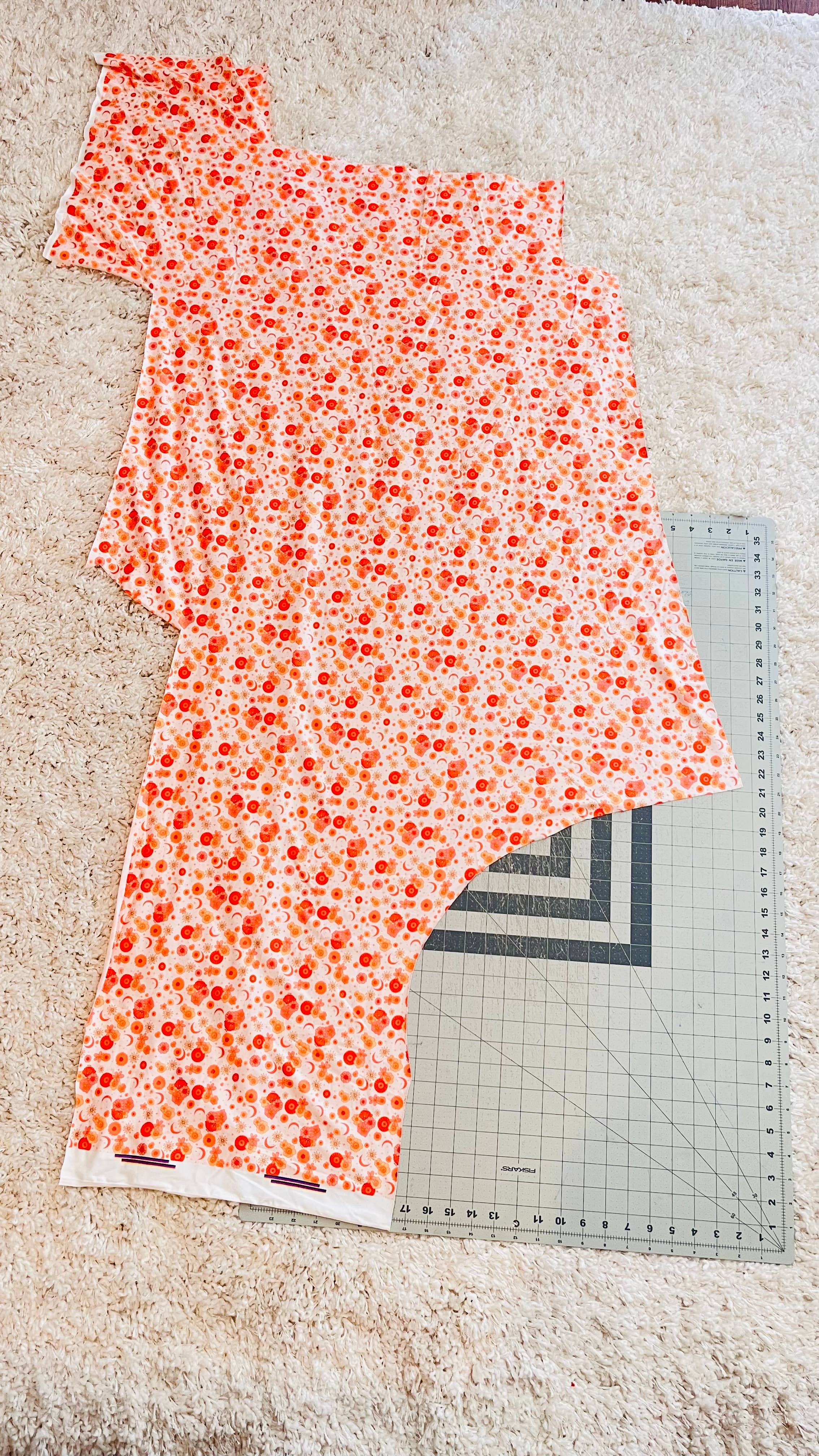 Jazy and Eve - Wholesale Craft Supplies - Stretch fabric stripes remnants, retro moon baby fabric, 2