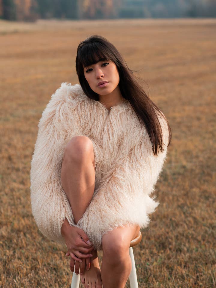 Shearling Jacket Sweet Eclair for wholesale by Pellobello