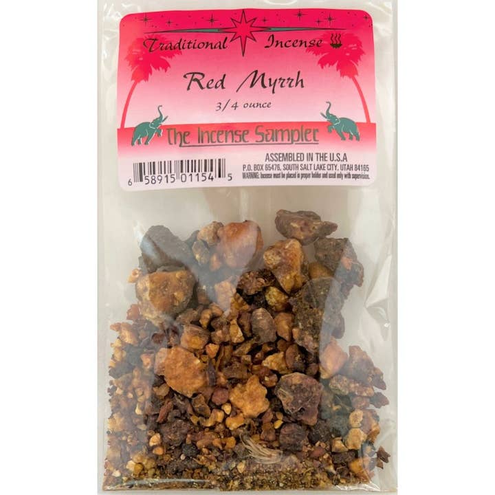 Traditional Incense - Red Myrrh Resin for wholesale by The Incense Sampler Works