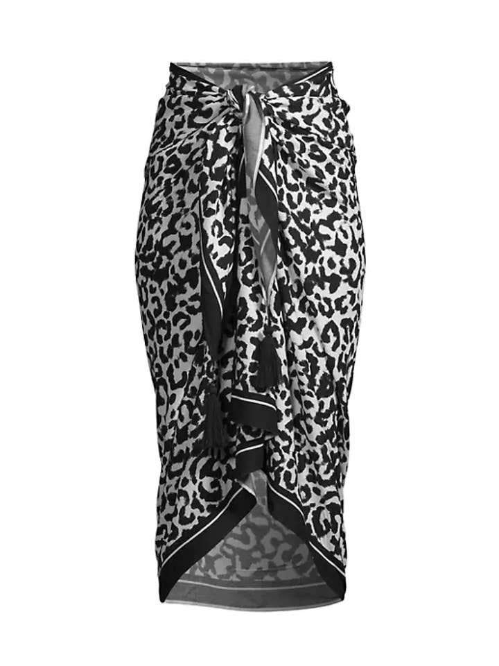 Leopard Print Pareo *Melanie* for wholesale by Change of Scenery