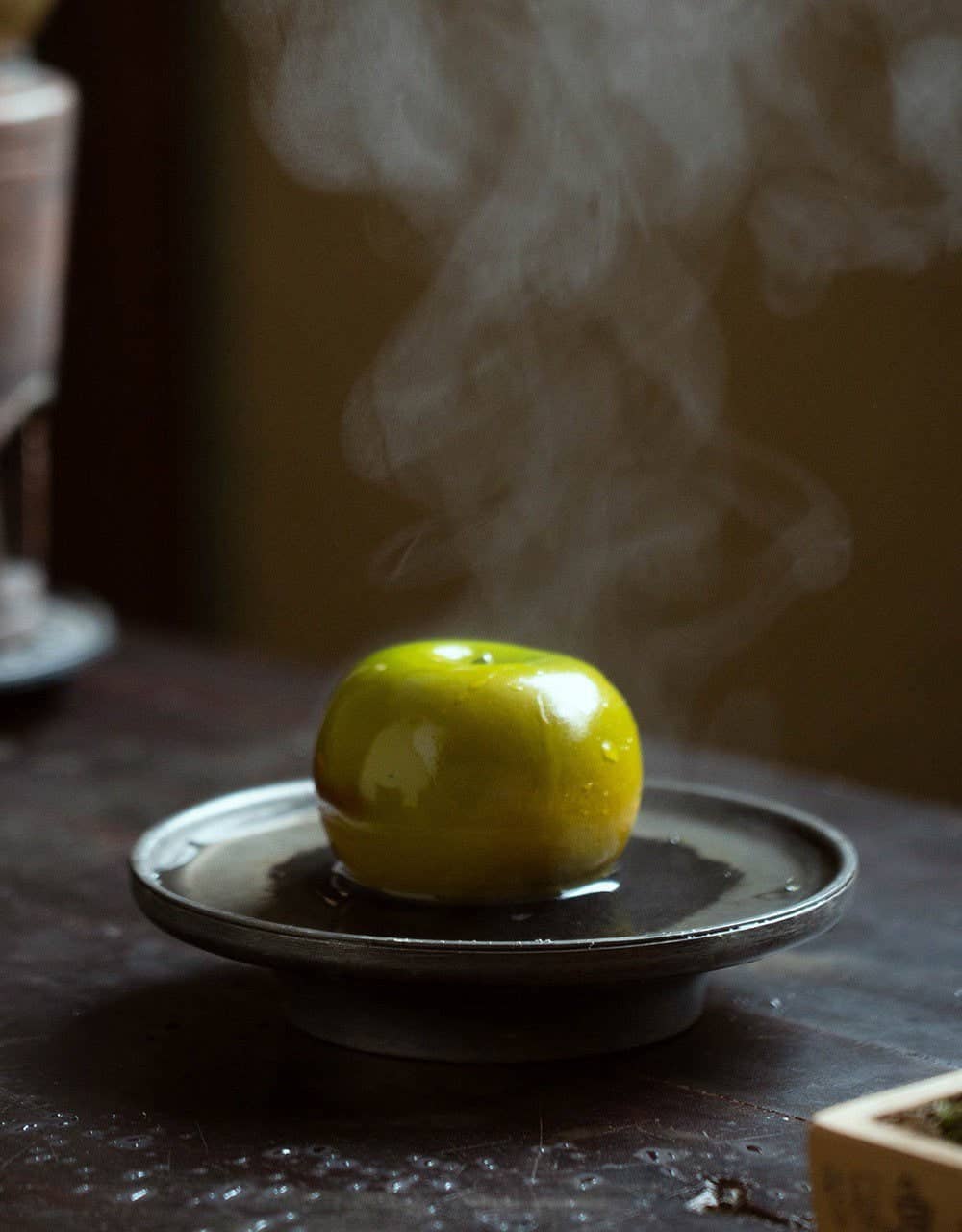 Gohobi （We cover U.S. import duties） - Vendita all'ingrosso Decorazioni da tavolo - Gohobi, ceramica fatta a mano, argilla YiXing, mela rossa e verde, ornamenti per tè per animali domestici, tè cinese Gongfu, accessori fotografici per tè giapponese coreano, unici5