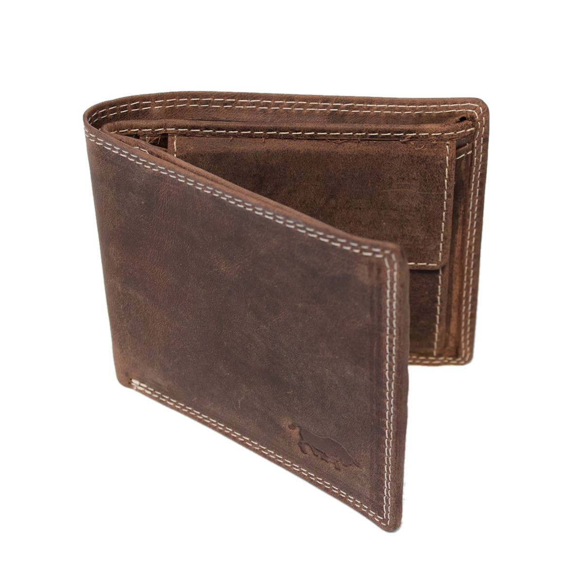 Arrigo - Wholesale Wallet - Men's - Men Billfold Wallet Buffalo Leather With Compact Model RFID13