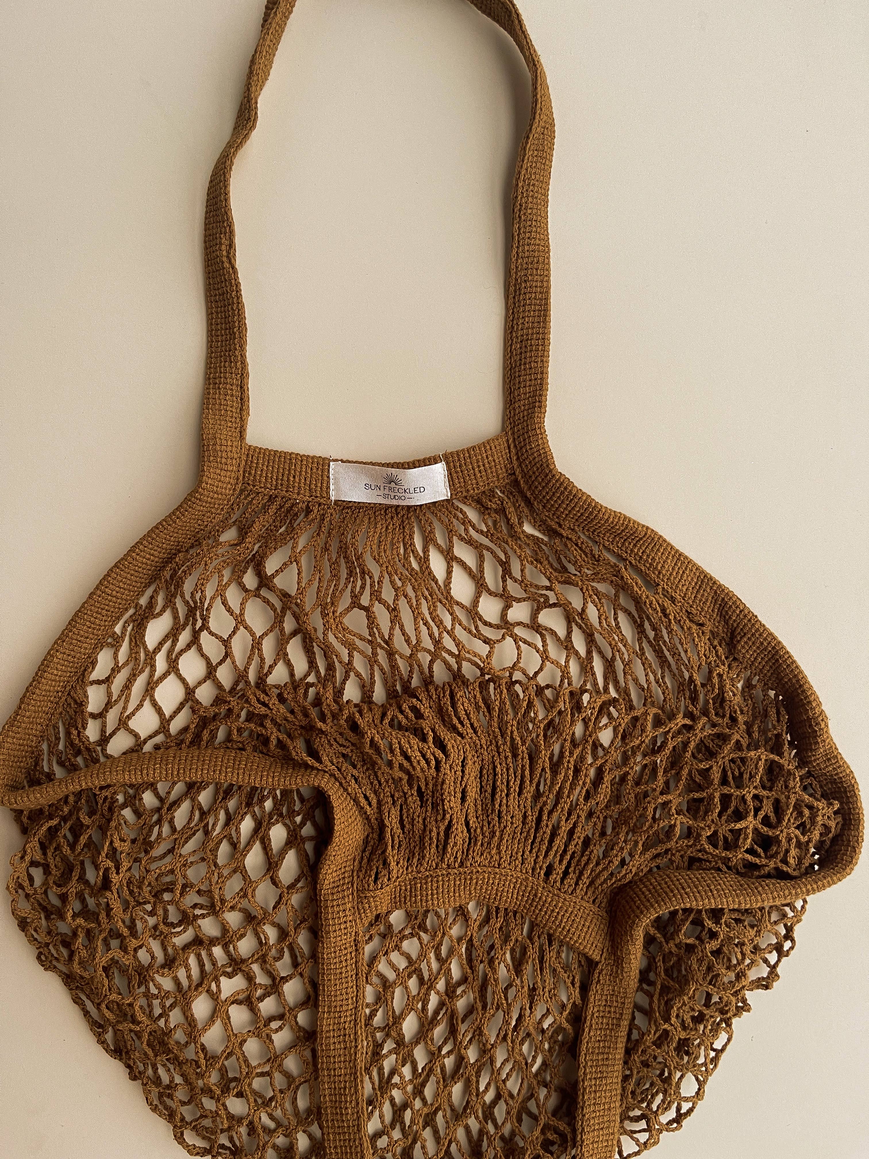 Sun Freckled Studio - Wholesale Kruidenierswinkel/boodschappentas - Mokka Market tas2