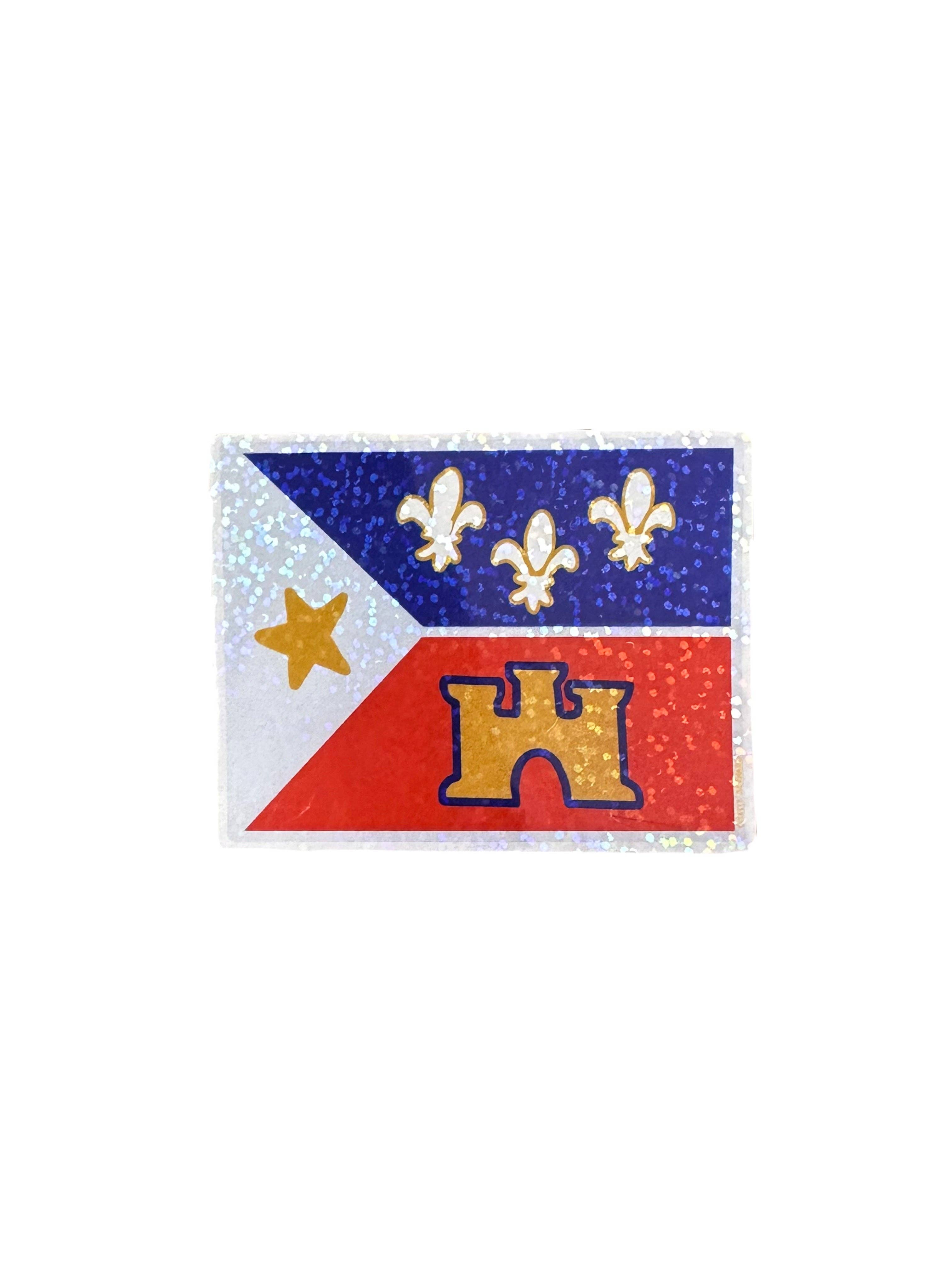 COLETTE BERNARD - Wholesale Sticker - Acadiana Flag Sticker0