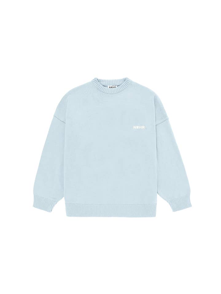 NWHR - Wholesale Sweatshirt - Men's - Baby Blue Brushed Jersey4