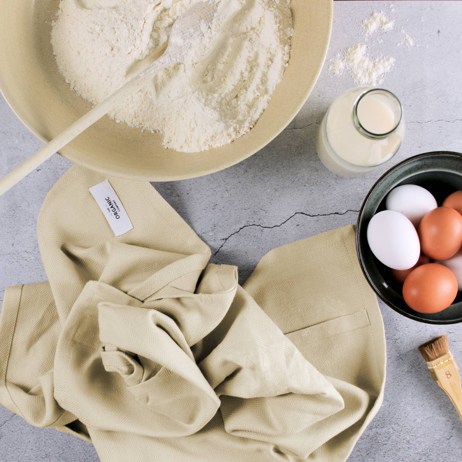 The Organic Company – wholesale Kökshandduk – Kökshandduk - Ljus Honung3