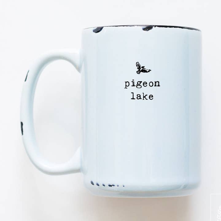 Pigeon lake 4 | keramisk krus for engroshandel hos Prairie Chick Prints