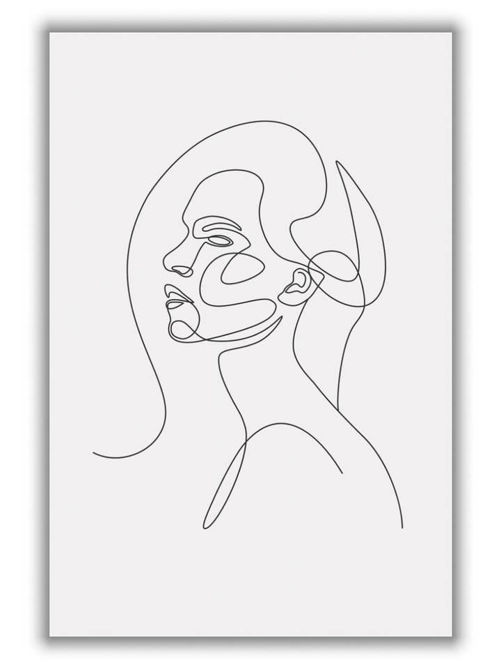 Woman Line Drawing for wholesale by Stanley Print House
