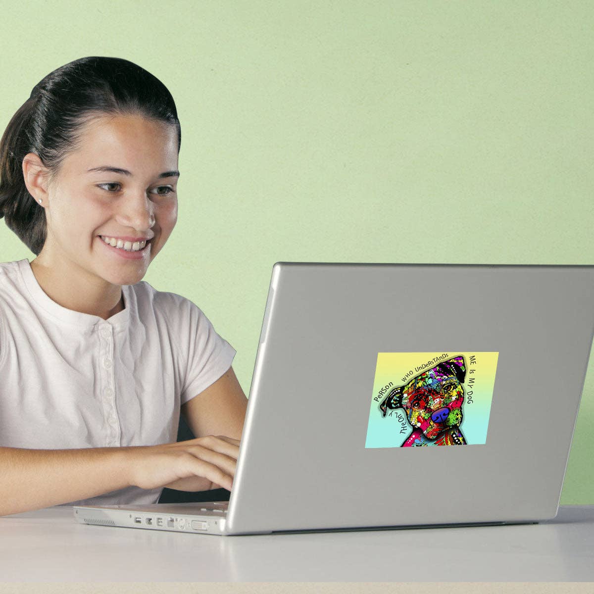 RetroPlanet - Wholesale Sticker - Pit Bull Dog The Only Person Dean Russo Vinyl Sticker4