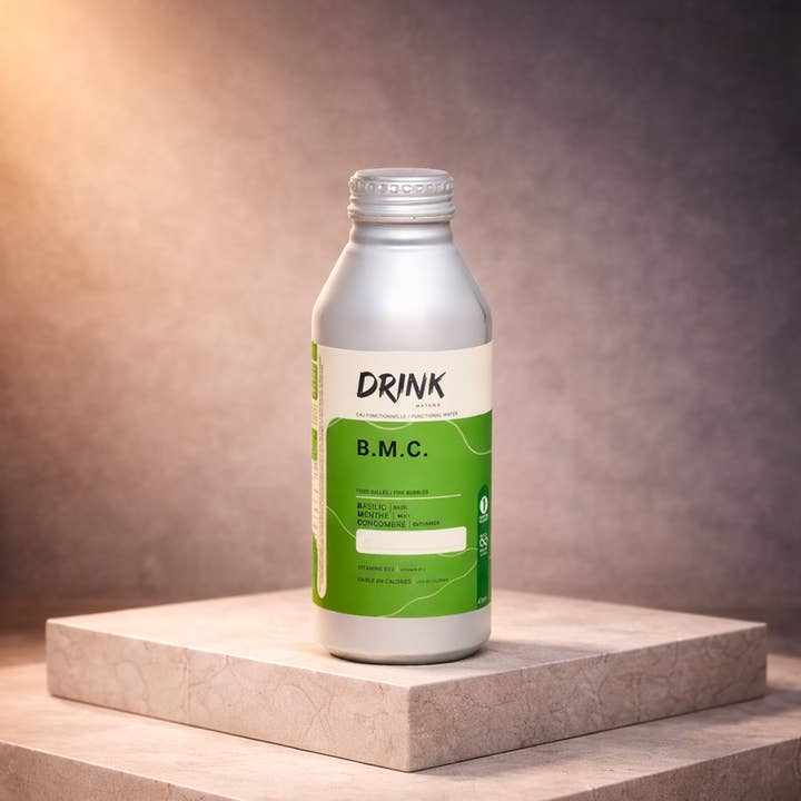 Drink Waters - Wholesale Sparkling Water - B.M.C Functional Carbonated Waters From the Alps Aluminium4