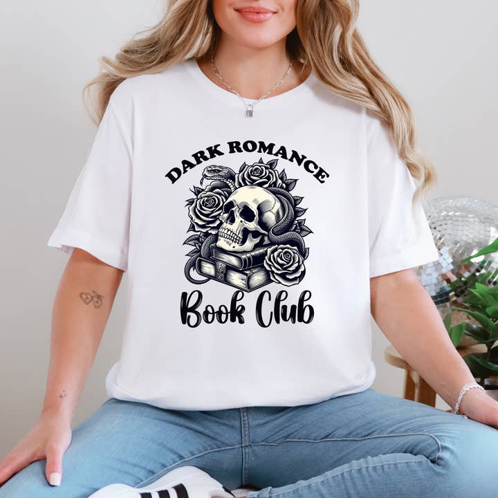 Dark Romance Book Club Graphic Tee for wholesale by Ink Attic Wholesale