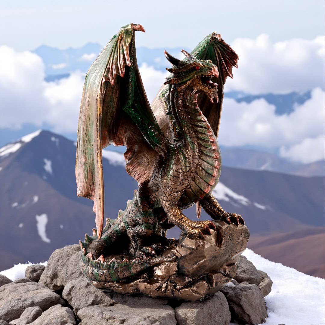 Pacific Trading - Venta al por mayor Figura decorativa - Dragón de Bronce1