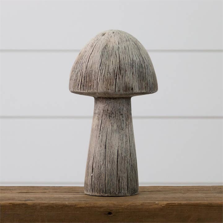 Audrey's Home & Gift - Wholesale Decorative Tabletop Object - Cement Mushroom, Lg (PC)