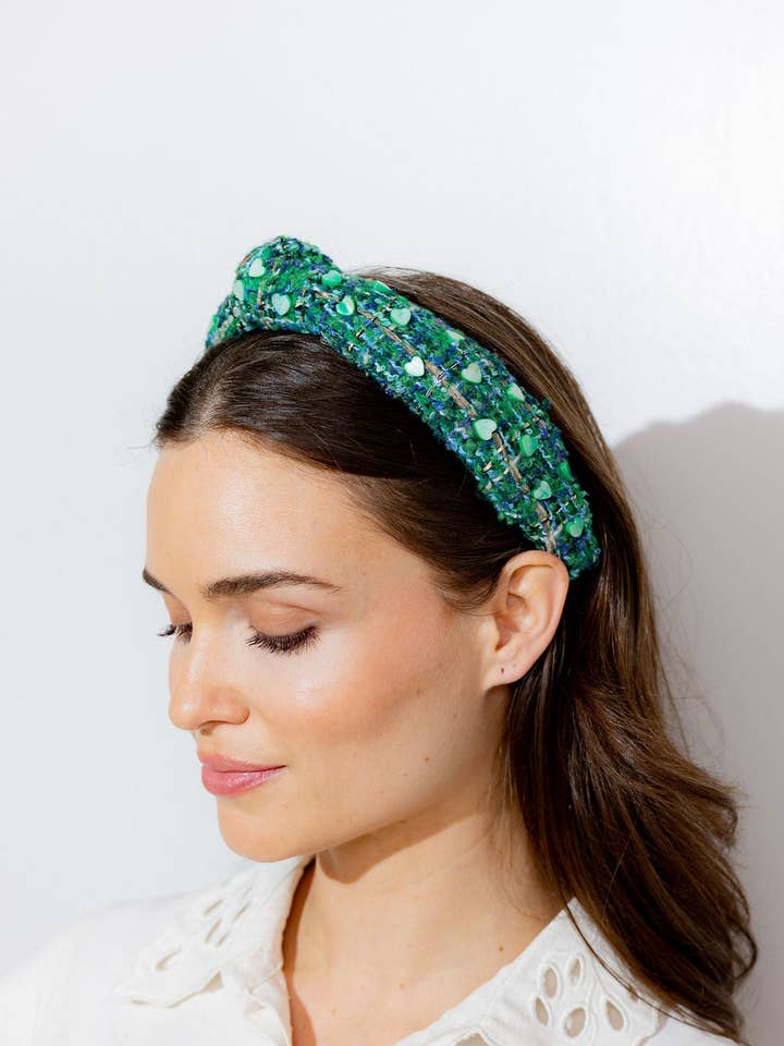 Kelly Tweed Heart Knot Slim Embellished for wholesale by Hello Edie