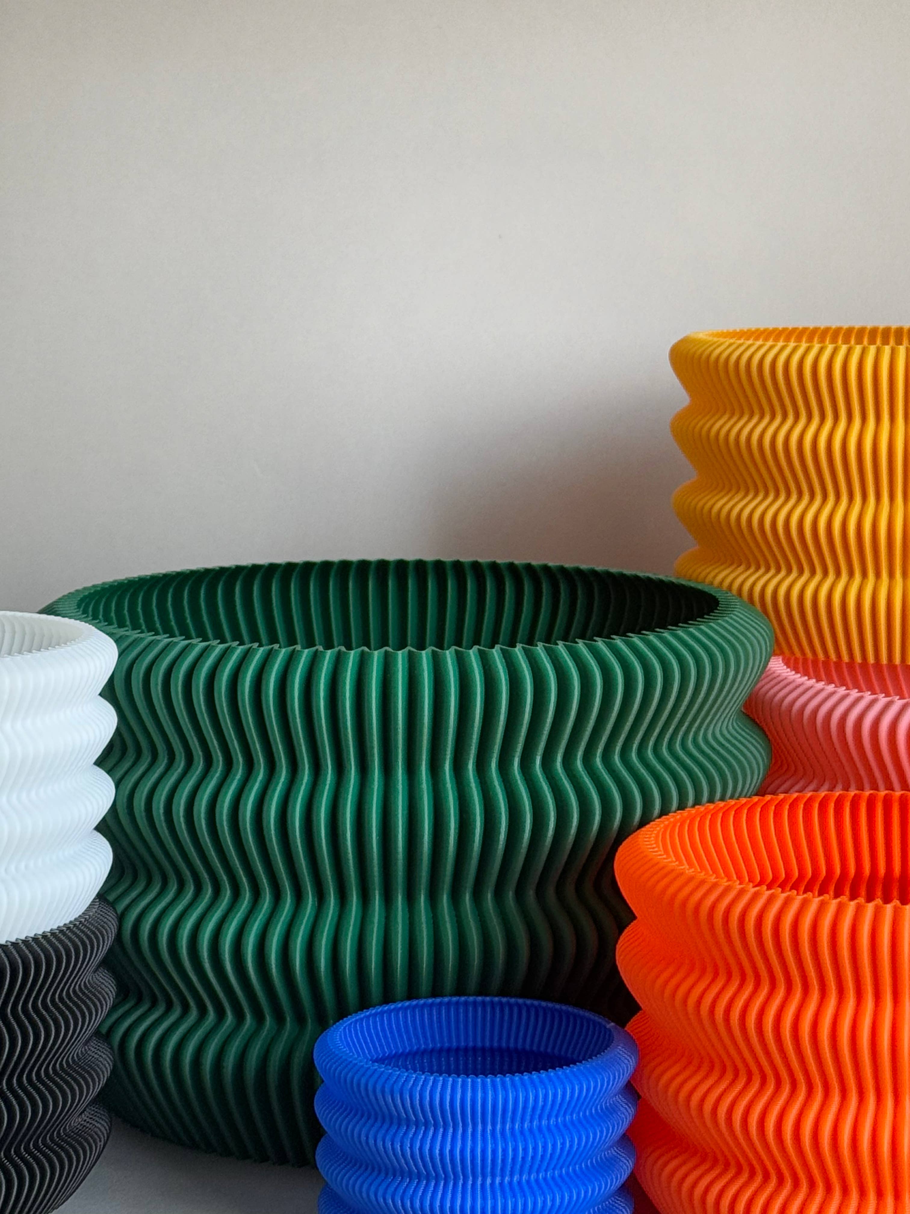 Studio Octave – wholesale Plant pot – Unique 3D Printed Planter / Capri Plant Pot2