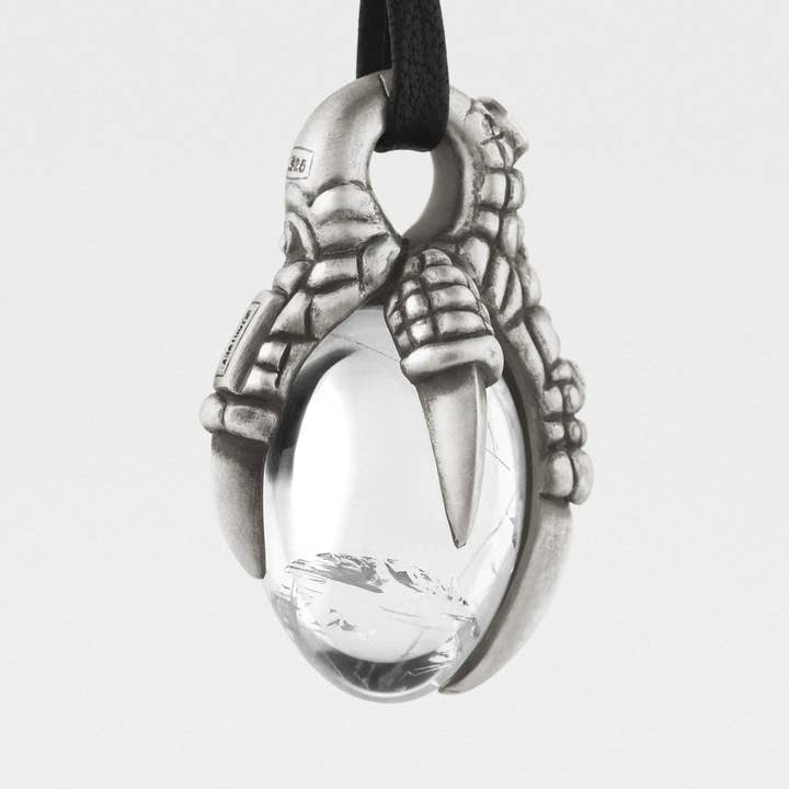 Eagle Claw Pendant with Rock Crystal for wholesale by Snake Bones