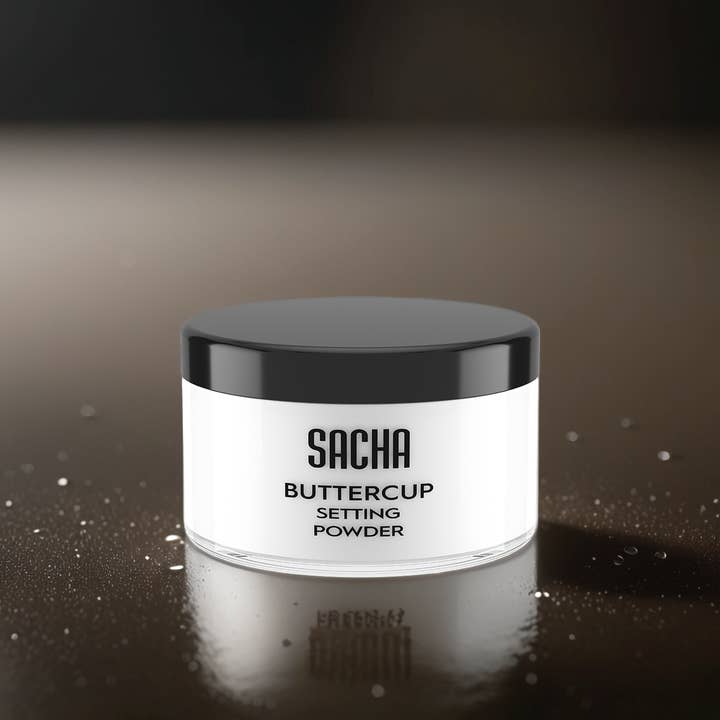 Sacha Cosmetics – wholesale Make-up setting spray/powder – Buttercup Setting Powder
