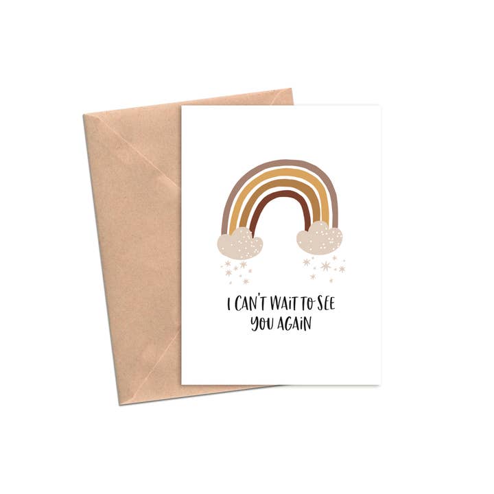 Lost In Lettering - Wholesale Stationery/Notecard Set - Boxed Card Set of 6 - I Can't Wait To See You Again | A21