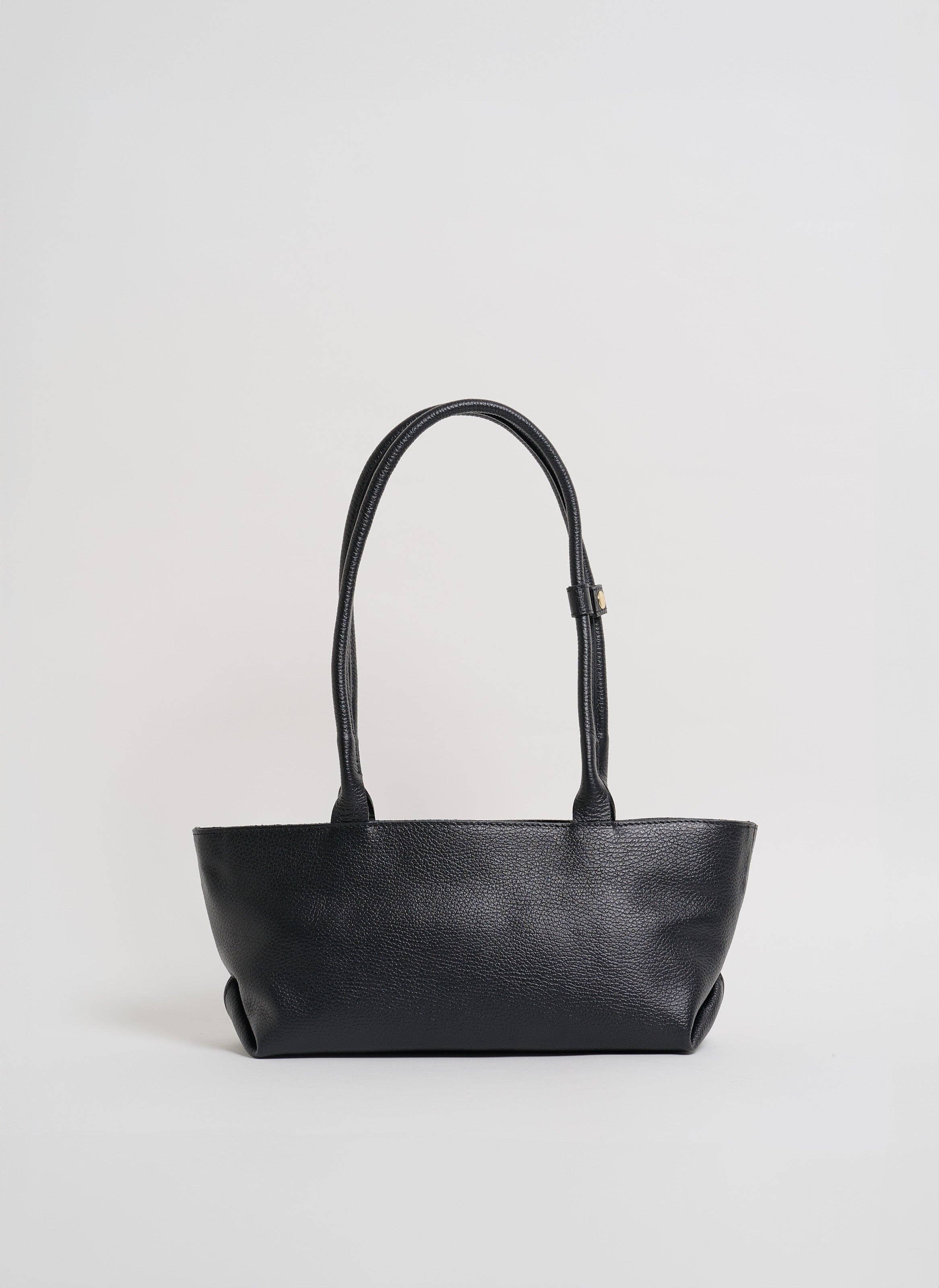 Prestige Milano - Wholesale Tote Bag - Women's - Lola Bag in Black Togo Leather3